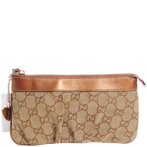 gucci monogram wristlet